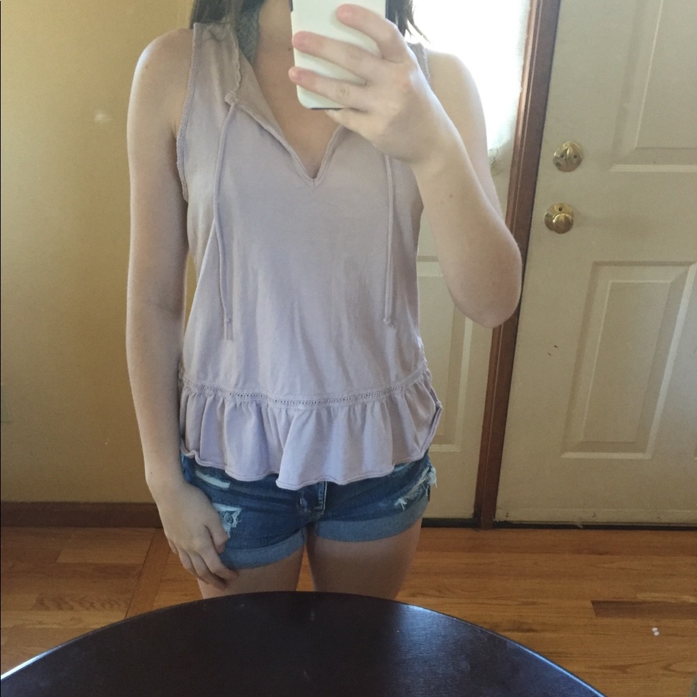 Purple tank top